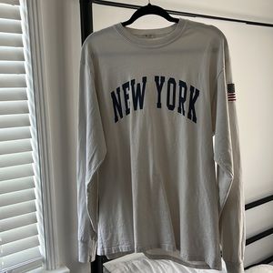 Brandy Melville/John Galt long sleeve New York shirt